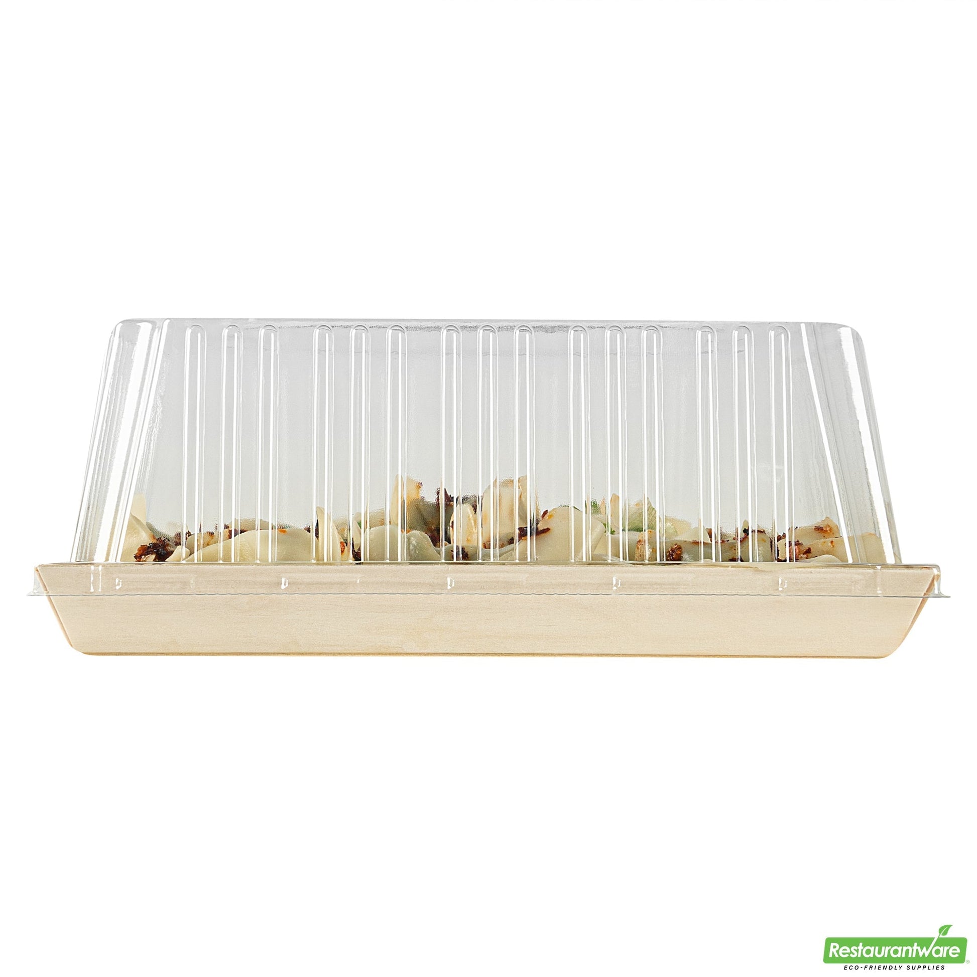 Wholesale Restaurantware Taipei Square Clear Plastic Lid - Fits 9 1/2 Poplar Plate- Bulk