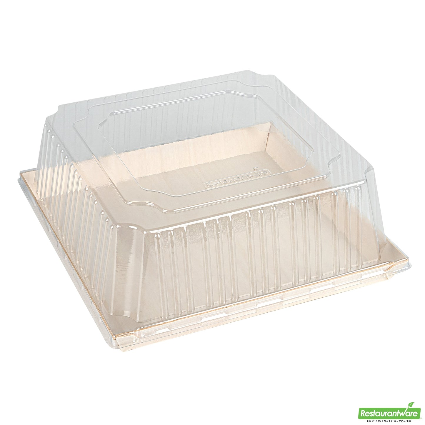 Wholesale Restaurantware Taipei Square Clear Plastic Lid - Fits 9 1/2 Poplar Plate- Bulk