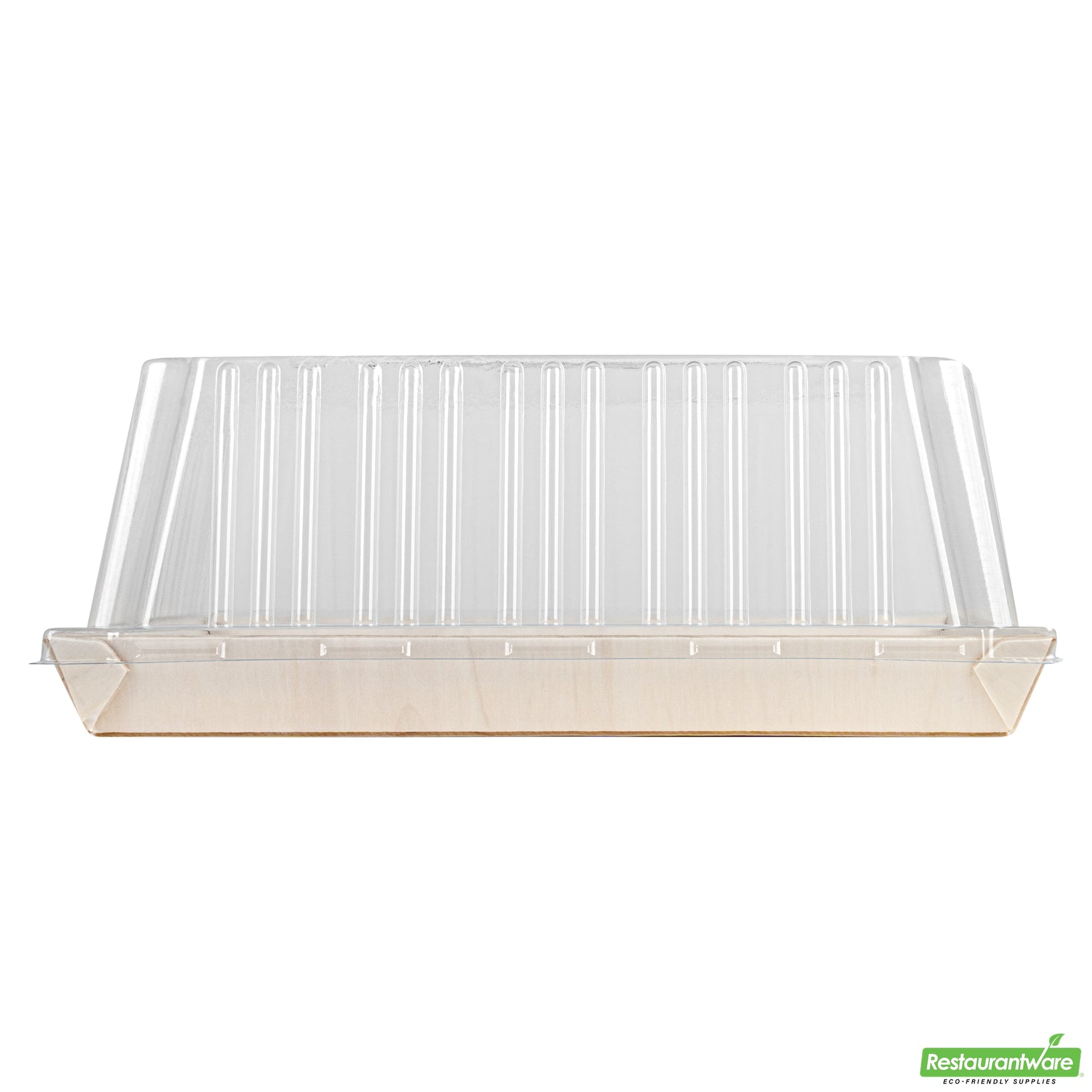 Wholesale Restaurantware Taipei Square Clear Plastic Lid - Fits 9 1/2 Poplar Plate- Bulk