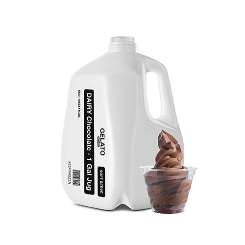 Wholesale Gelato Festival Chocolate Soft Serve Gelato Dairy- Bulk