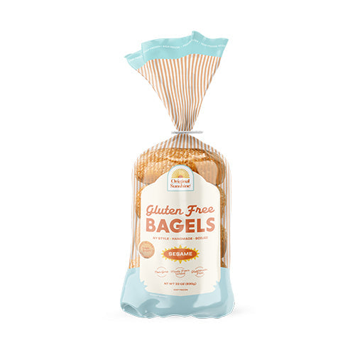Wholesale Original Sunshine Gluten-Free Sesame Bagel- Bulk
