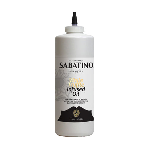 Wholesale Sabatino White Truffle Infused Oil (Sunflower Base) 33.8oz- Bulk