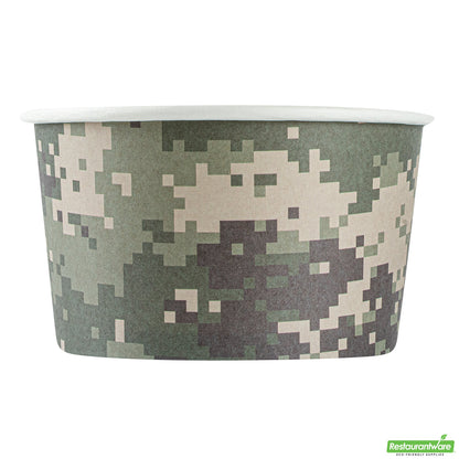Wholesale Restaurantware 12 Oz Round Camouflage Paper To Go Cup- Bulk