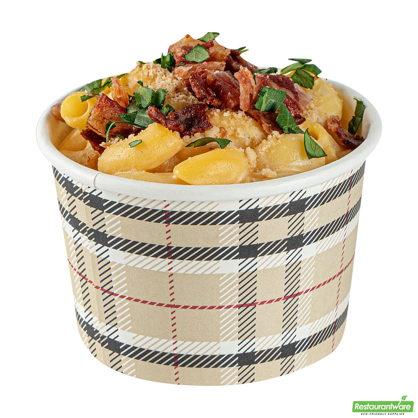 Wholesale Restaurantware 4 Oz Round Plaid Paper To Go Cup- Bulk