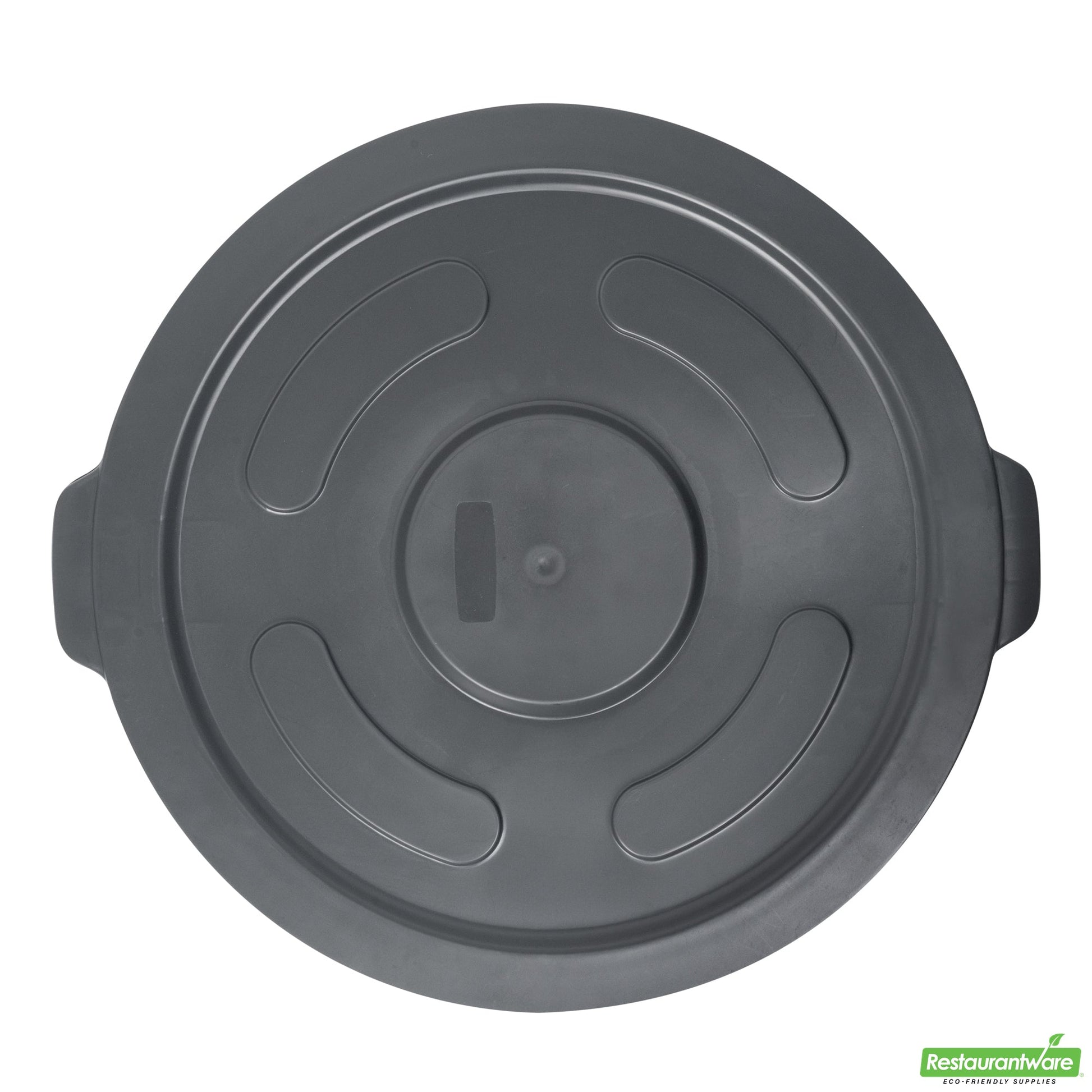 Wholesale Restaurantware Gray Plastic Commercial Trash Can / Ingredient Bin Lid - Fits 55 Gal- Bulk