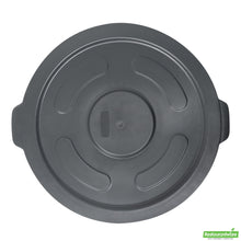 Wholesale Restaurantware Gray Plastic Commercial Trash Can / Ingredient Bin Lid - Fits 55 Gal- Bulk