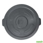 Wholesale Restaurantware Gray Plastic Commercial Trash Can / Ingredient Bin Lid - Fits 55 Gal- Bulk