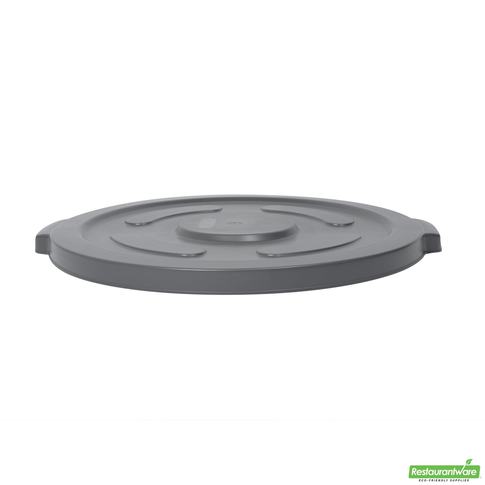 Wholesale Restaurantware Gray Plastic Commercial Trash Can / Ingredient Bin Lid - Fits 55 Gal- Bulk