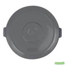 Wholesale Restaurantware Gray Plastic Commercial Trash Can / Ingredient Bin Lid - Fits 44 Gal- Bulk