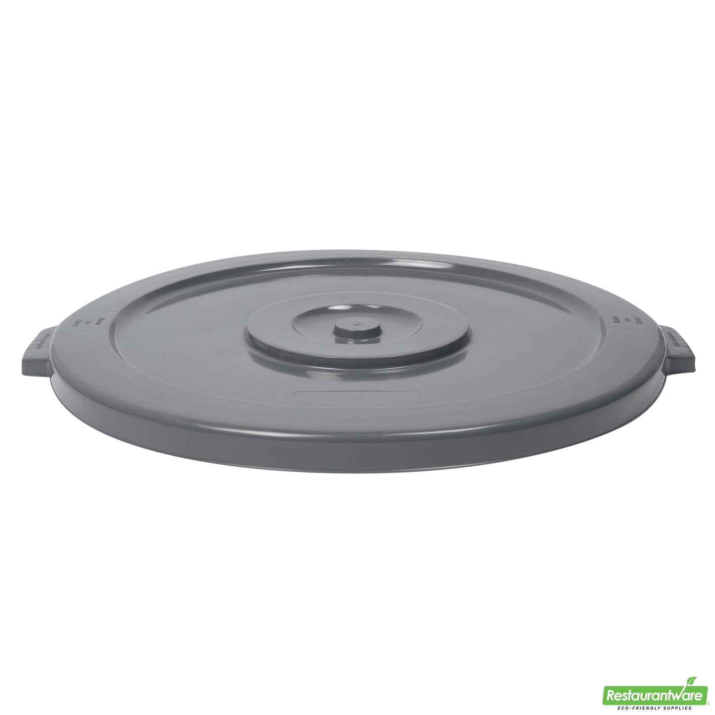 Wholesale Restaurantware Gray Plastic Commercial Trash Can / Ingredient Bin Lid - Fits 44 Gal- Bulk