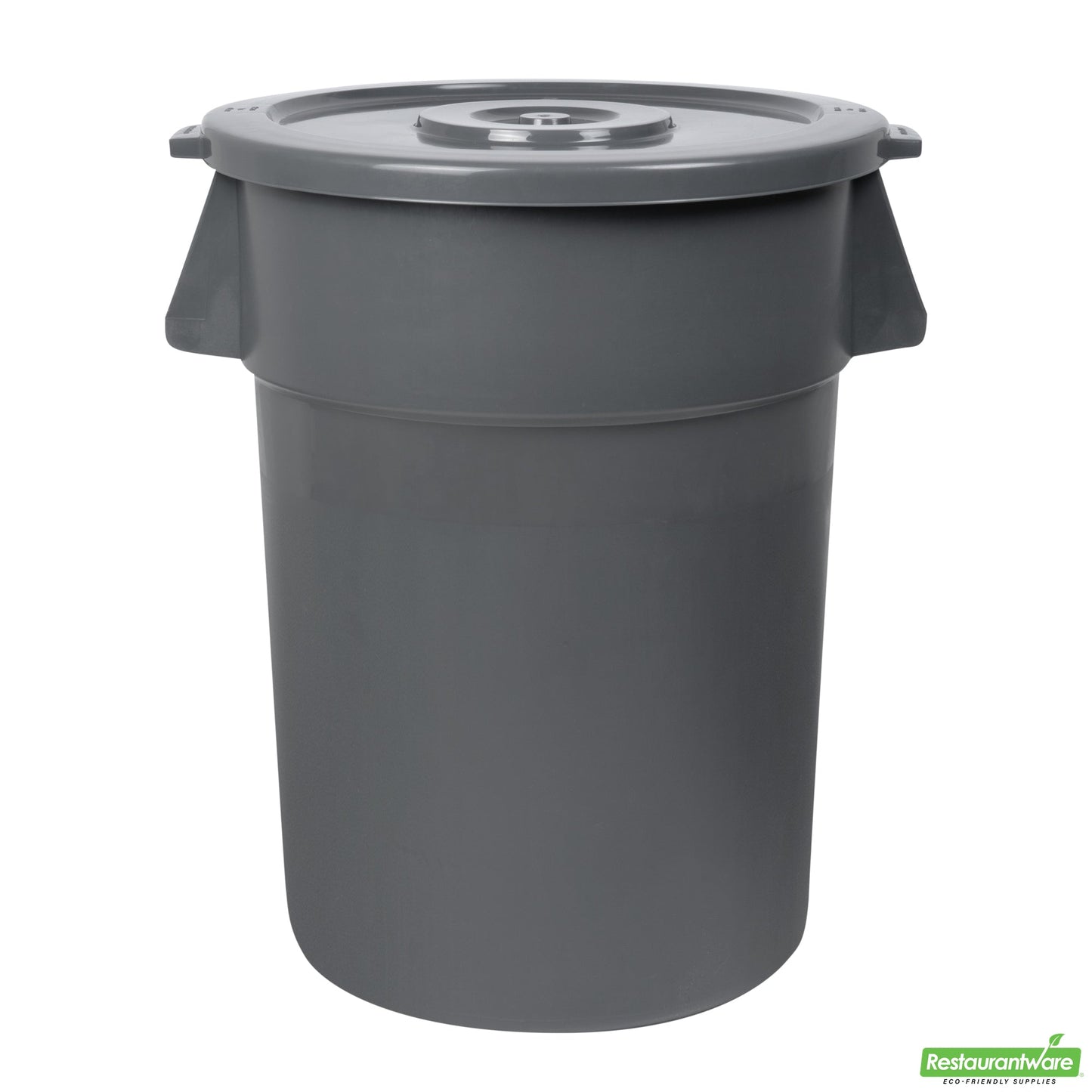 Wholesale Restaurantware Gray Plastic Commercial Trash Can / Ingredient Bin Lid - Fits 44 Gal- Bulk