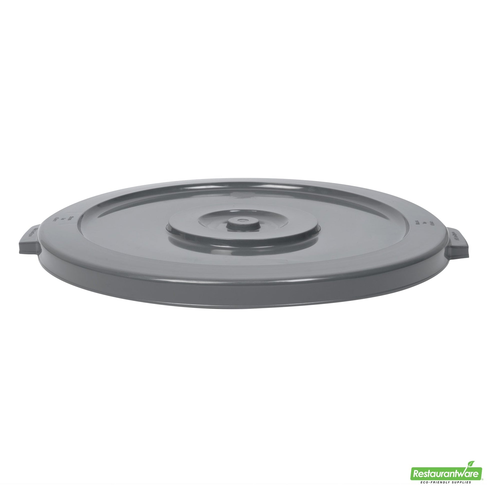 Wholesale Restaurantware Gray Plastic Commercial Trash Can / Ingredient Bin Lid - Fits 32 Gal- Bulk