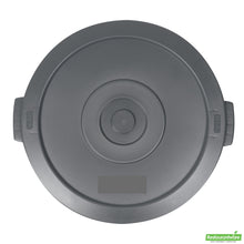 Wholesale Restaurantware Gray Plastic Commercial Trash Can / Ingredient Bin Lid - Fits 20 Gal- Bulk