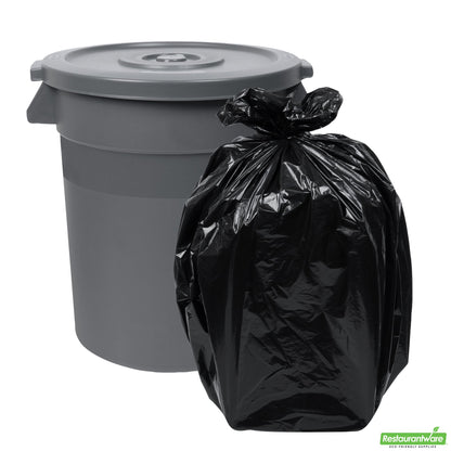 Wholesale Restaurantware Gray Plastic Commercial Trash Can / Ingredient Bin Lid - Fits 20 Gal- Bulk
