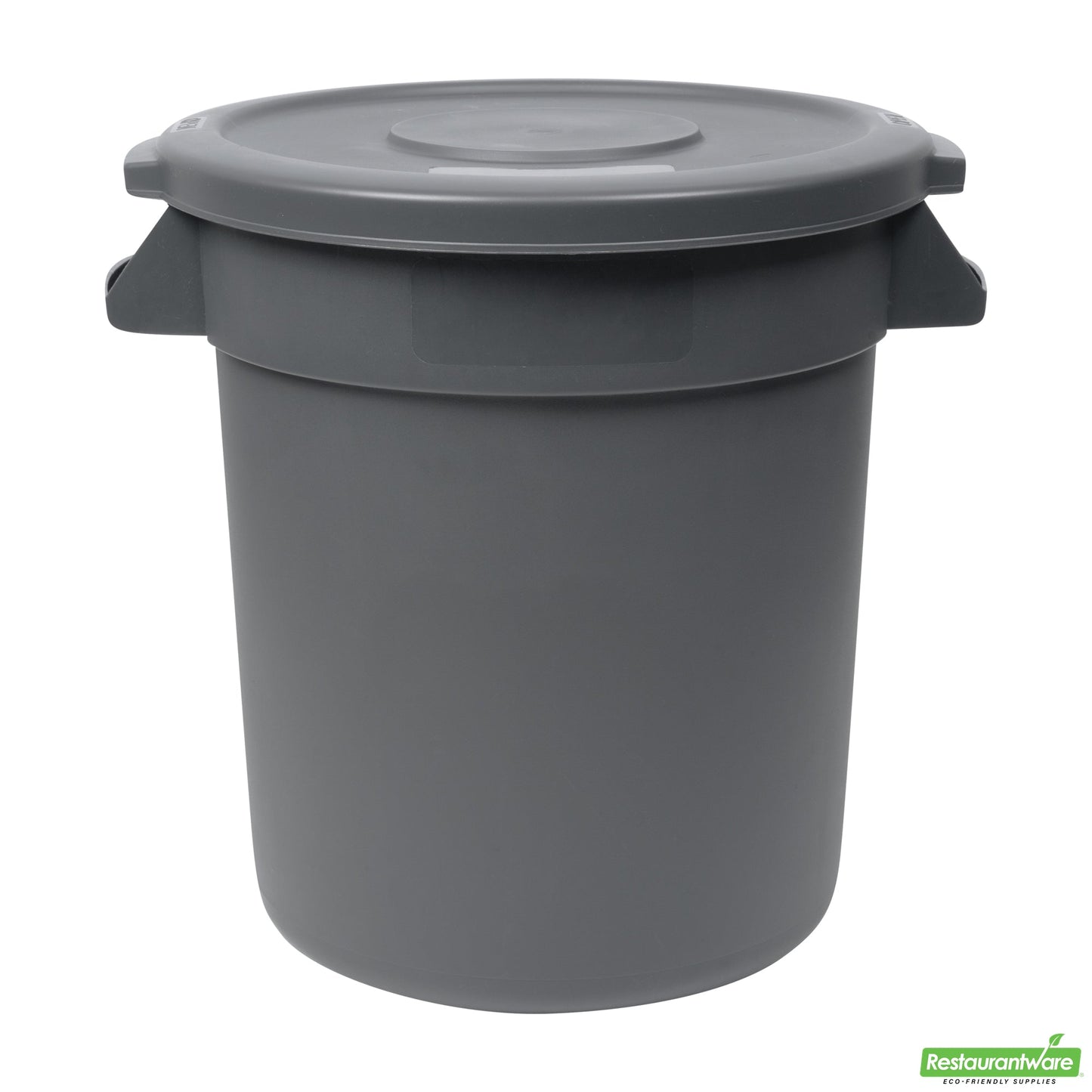 Wholesale Restaurantware Gray Plastic Commercial Trash Can / Ingredient Bin Lid - Fits 10 Gal- Bulk