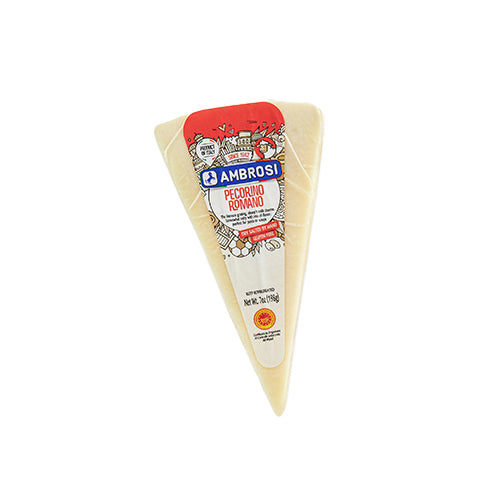 Wholesale Ambrosi Pecorino Romano Cheese 7 Mo Ew 7oz- Bulk