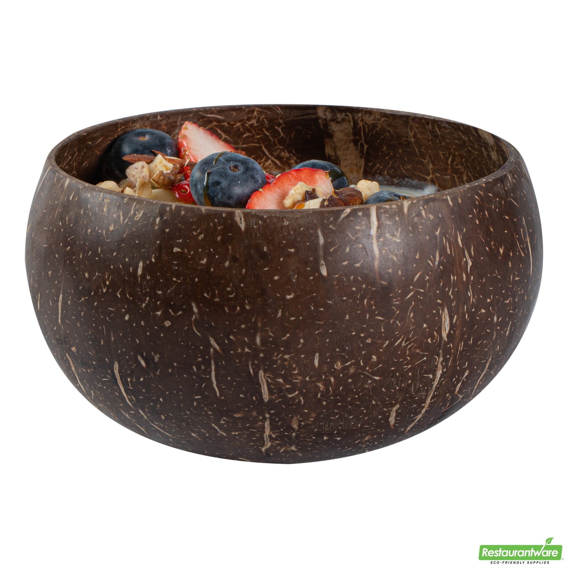 Wholesale Restaurantware 21 Oz Handmade Coconut Bowl - 5.9" X 5.9" X 2.8"- Bulk
