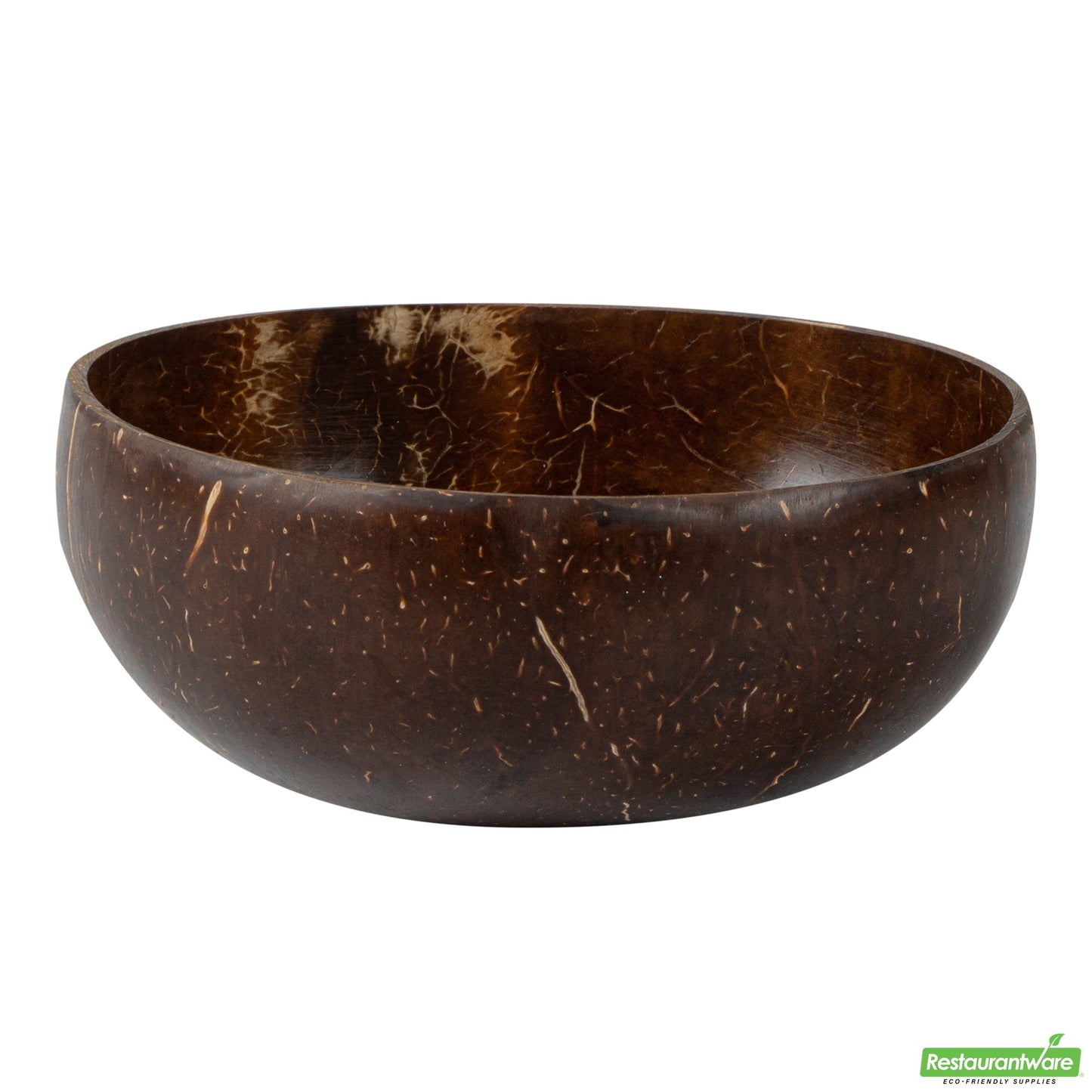 Wholesale Restaurantware Coco Casa 16 oz Handmade Coconut Bowl - Polished- Bulk