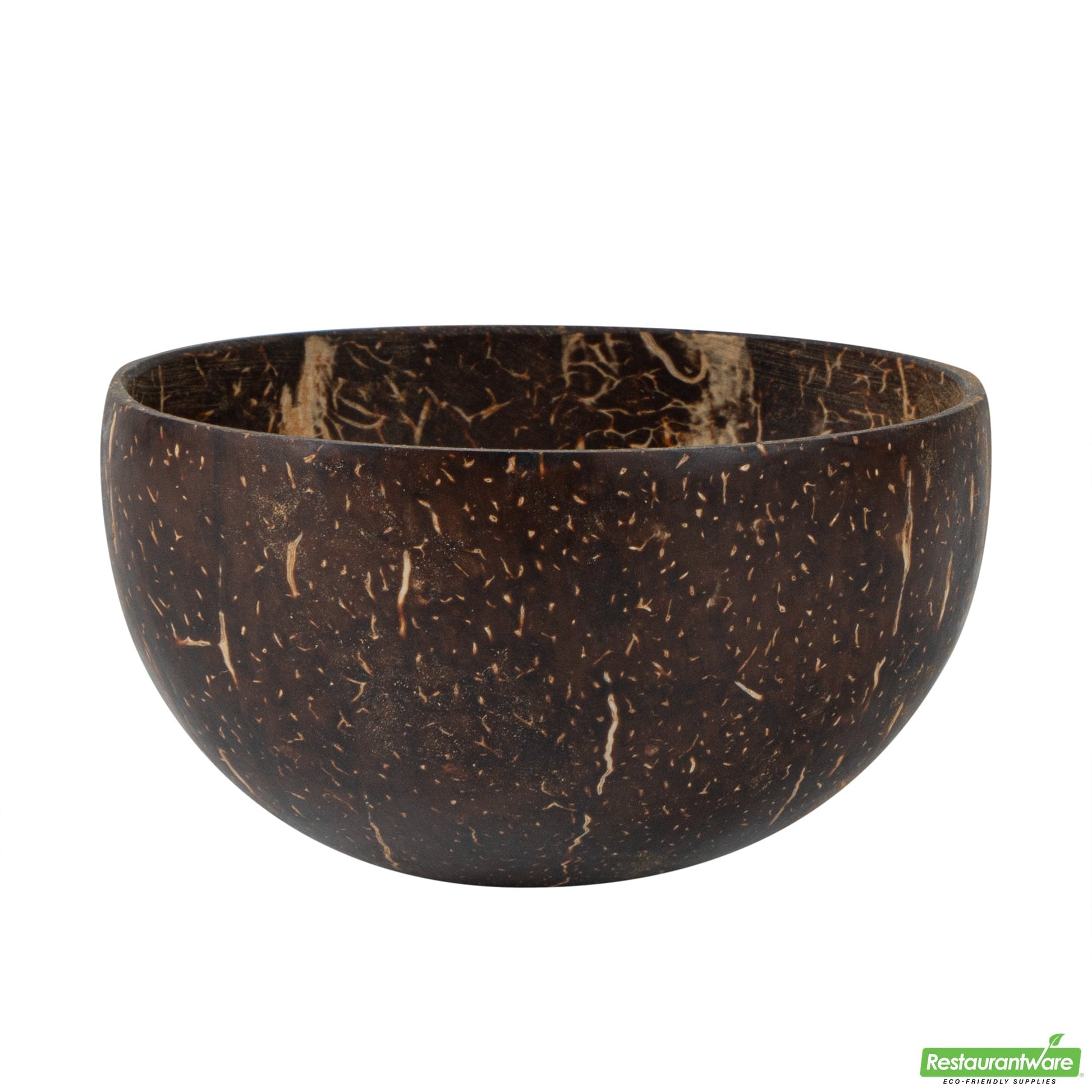 Wholesale Restaurantware Coco Casa 10 oz Handmade Coconut Bowl - Polished- Bulk