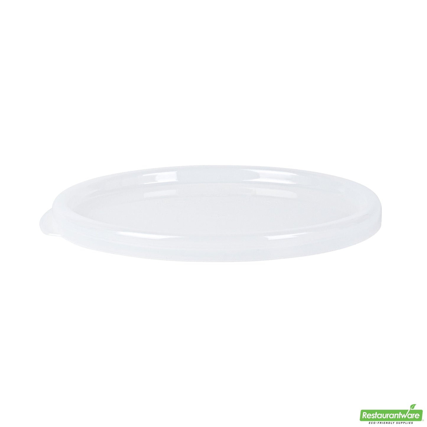 Wholesale Restaurantware Met Lux Round Translucent Plastic Food Storage Container Lid - Fits 2 and 4 Qt- Bulk