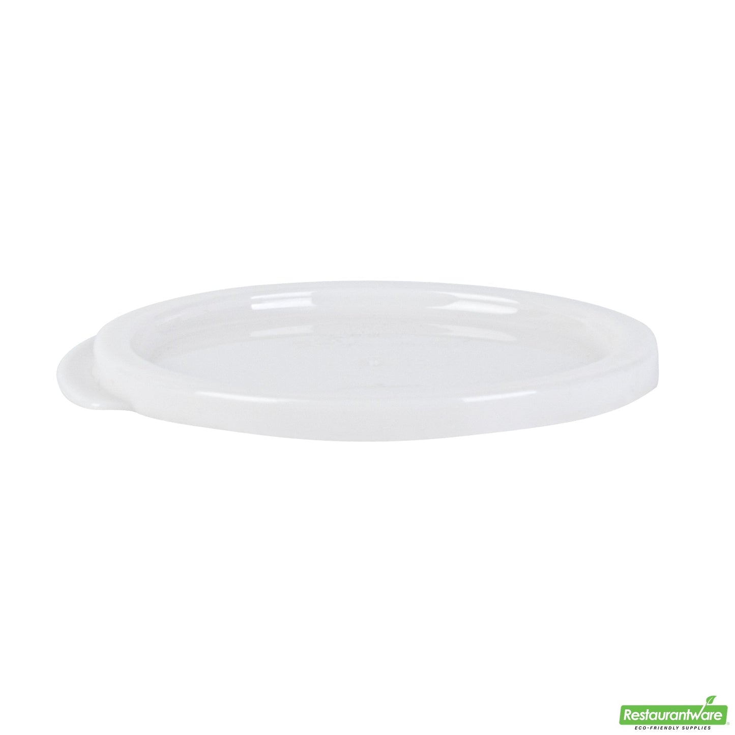 Wholesale Restaurantware Met Lux Round White Plastic Food Storage Container Lid - Fits 1 Qt- Bulk