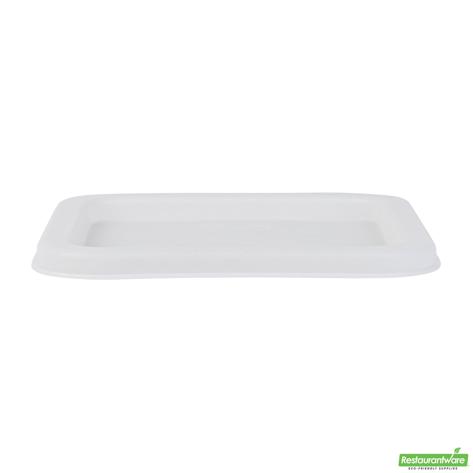 Wholesale Restaurantware Met Lux Square White Plastic Food Storage Container Lid - Fits 2 and 4 Qt- Bulk