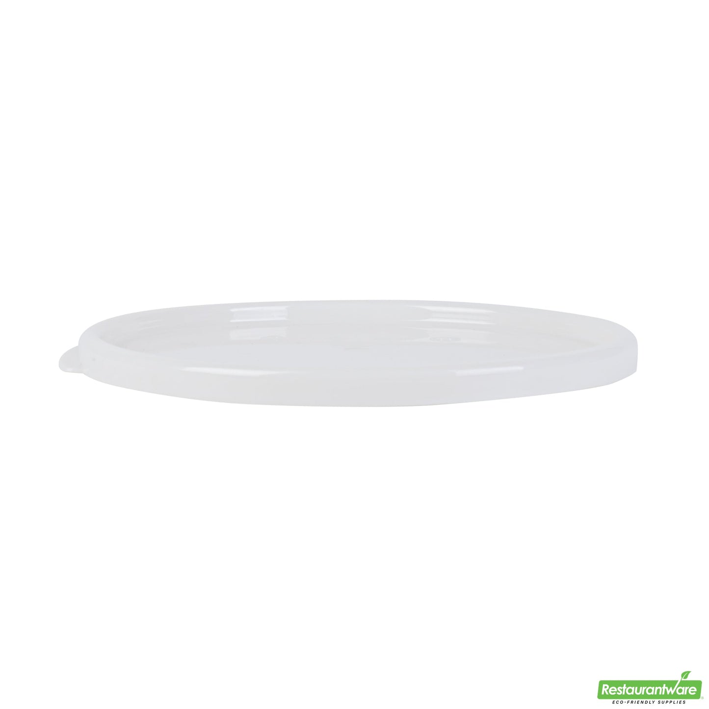 Wholesale Restaurantware Met Lux Round White Plastic Food Storage Container Lid - Fits 6 and 8 Qt- Bulk