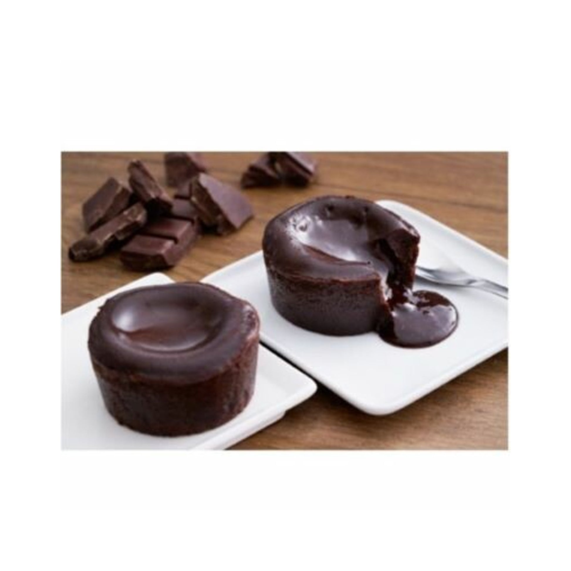 Wholesale White Toque Lava Cake 3.17oz- Bulk