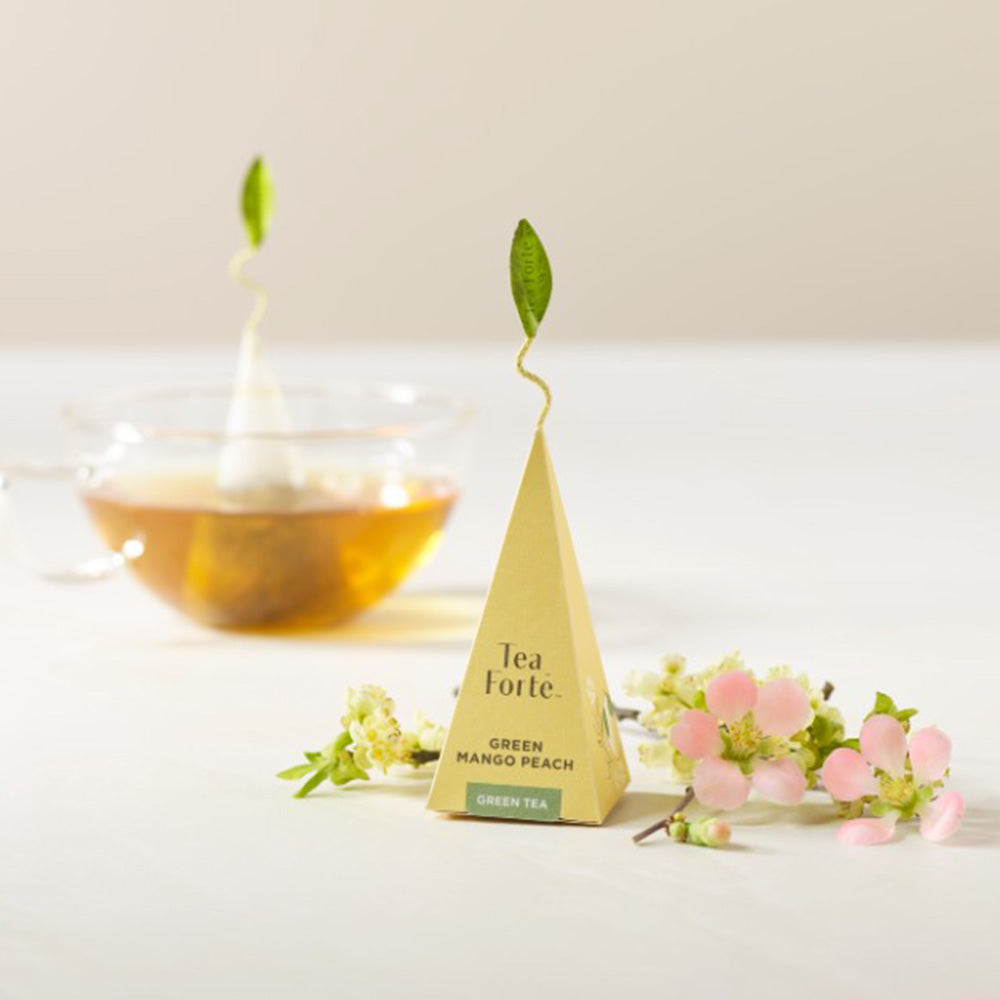 Wholesale Tea Forte Green Mango Peach Tea- Bulk