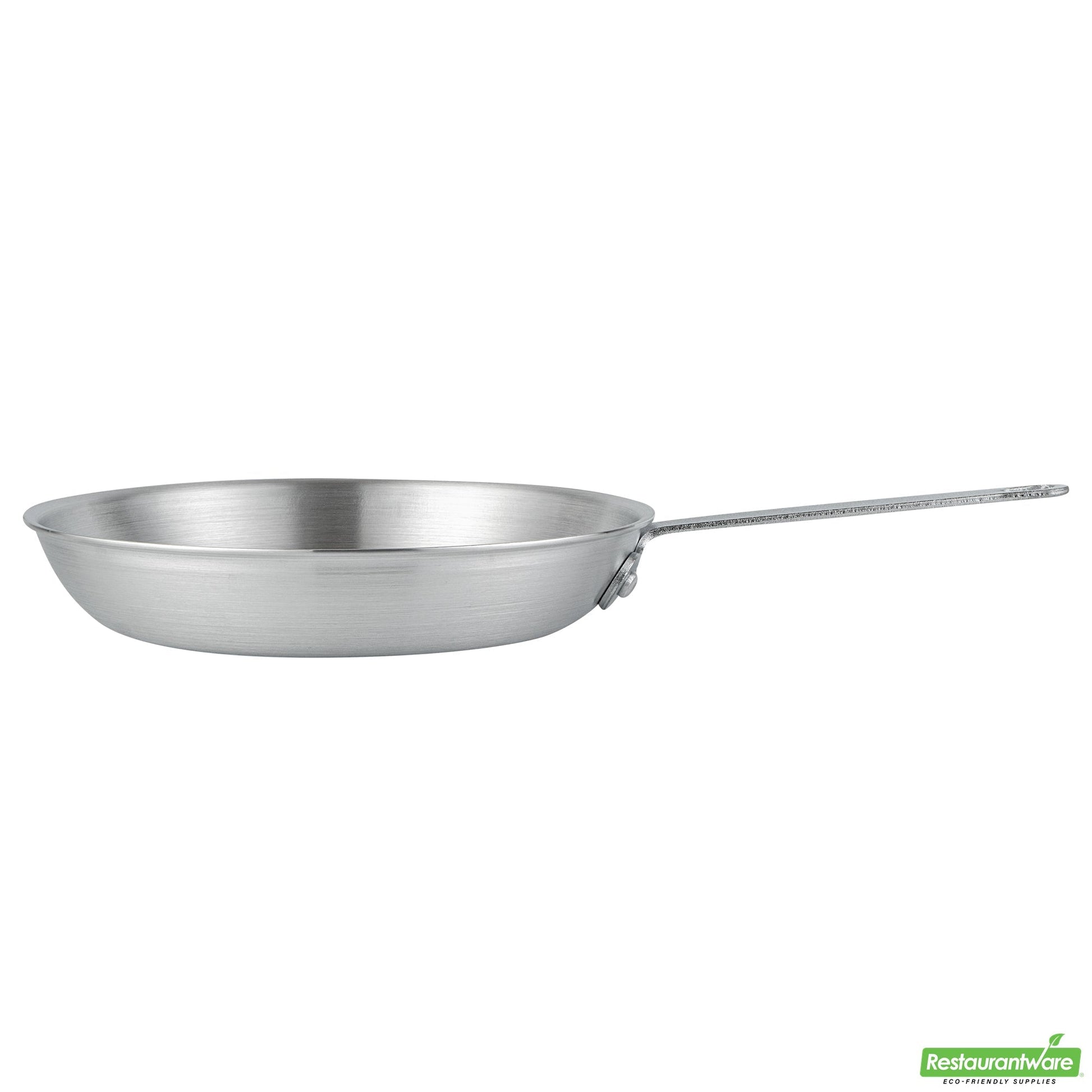 Wholesale Restaurantware Aluminum 10" Fry Pan - 17.7" X 10.2" X 2.7"- Bulk