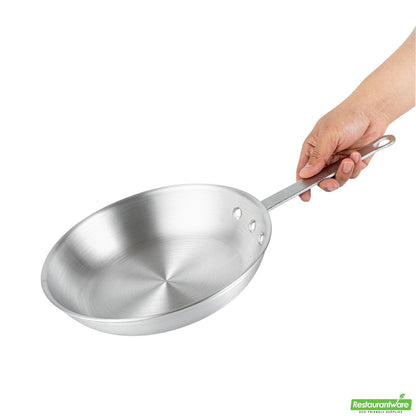 Wholesale Restaurantware Aluminum 10" Fry Pan - 17.7" X 10.2" X 2.7"- Bulk