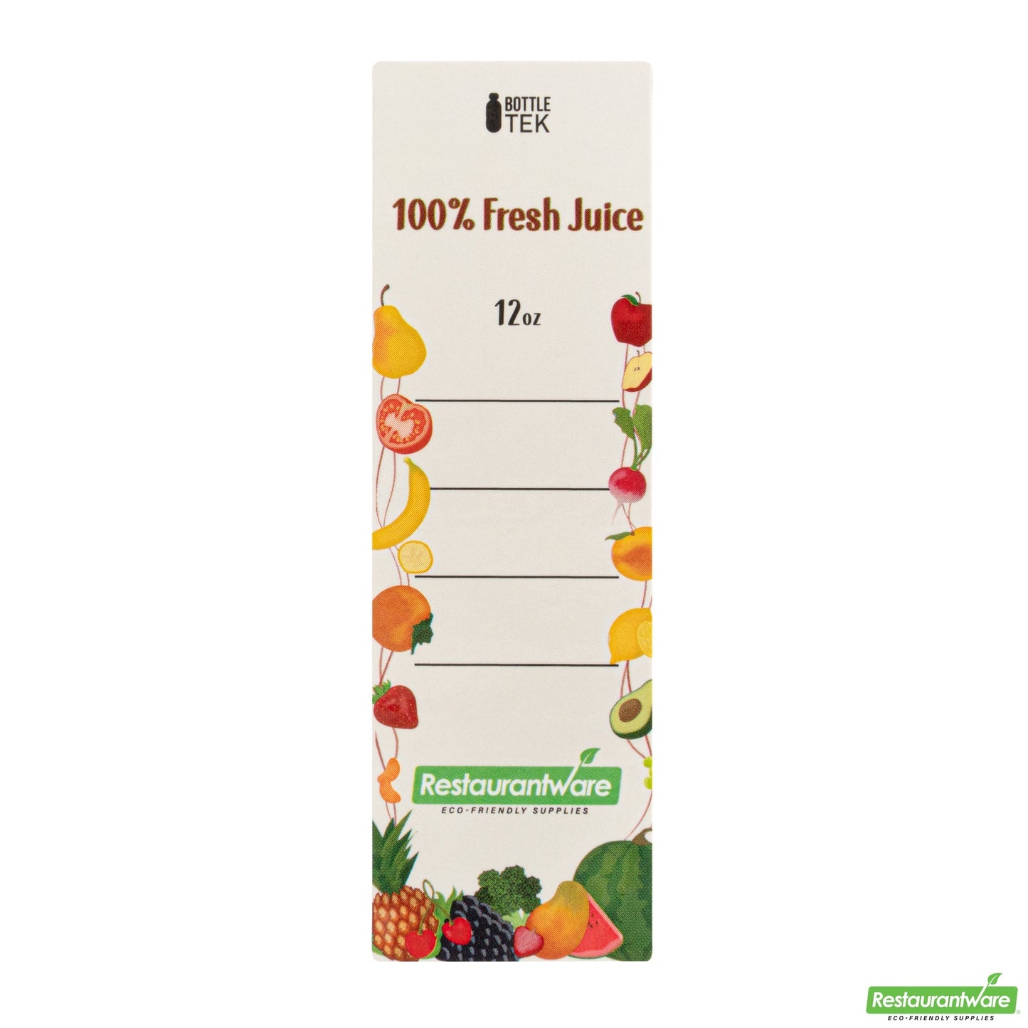 Wholesale Restaurantware Bottle Tek 10 Square Clear 12 Oz Plastic Juice Bottles with Safety Caps- Bulk