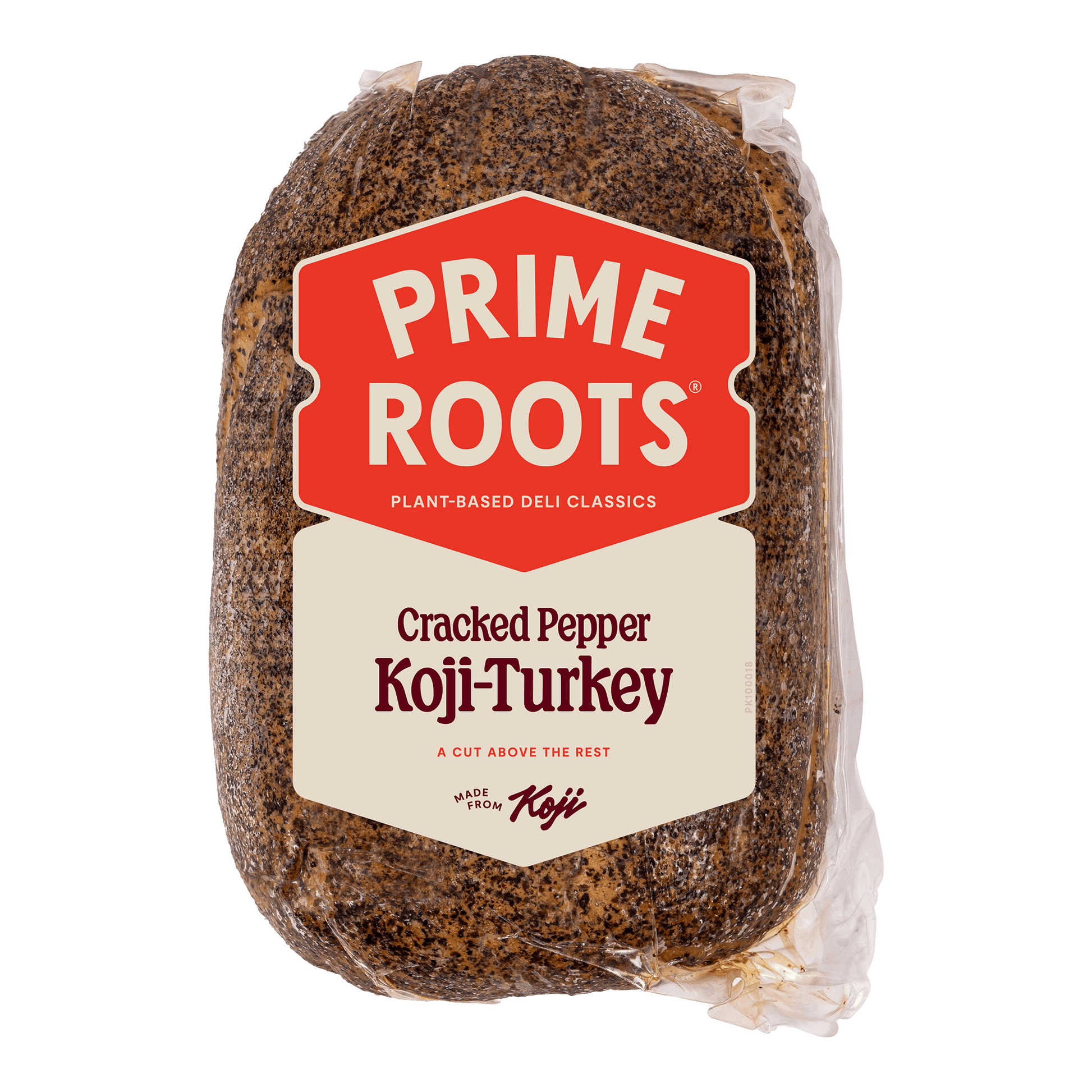 Wholesale Prime Roots Vegan Cracked Pepper Koji Turkey 4.52lb- Bulk