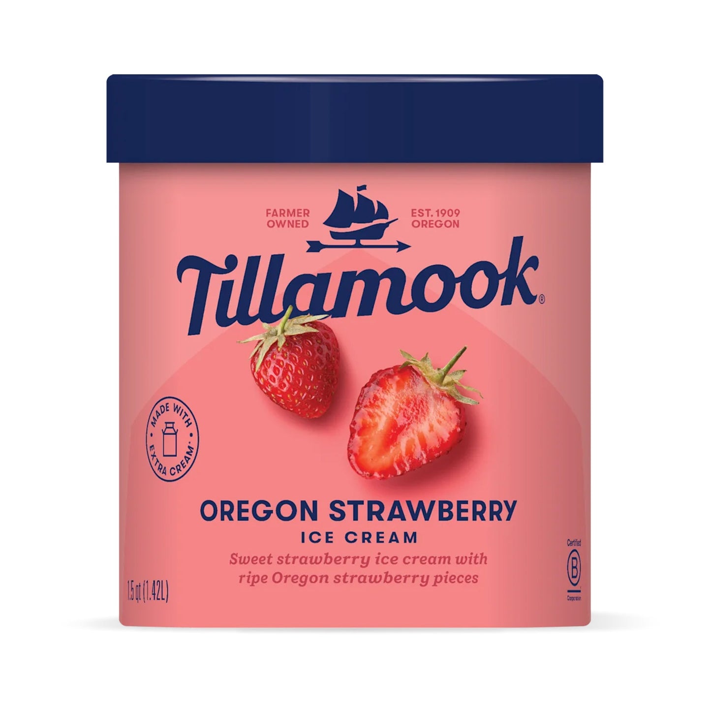 Wholesale Tillamook Strawberry Ice Cream- Bulk