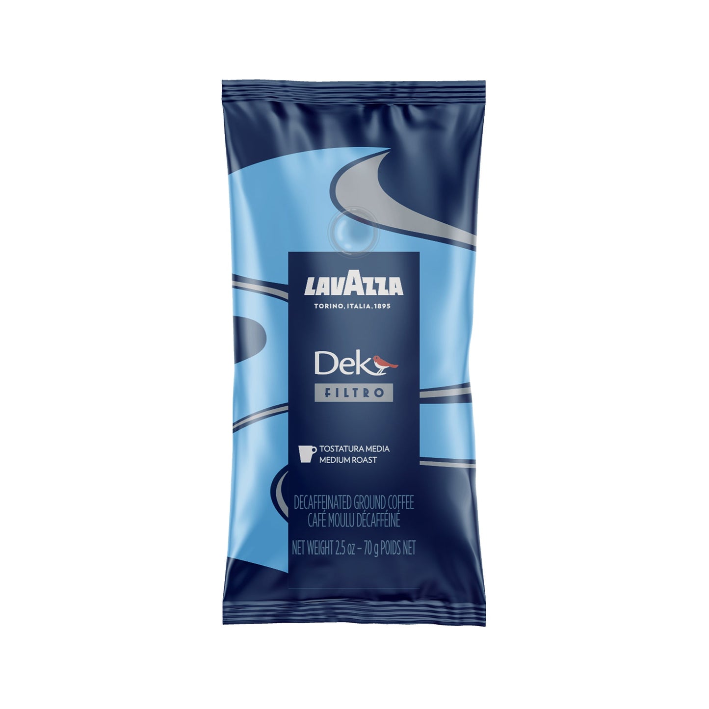 Wholesale Lavazza Coffee Filter Ground Decaf Dek 2.5oz- Bulk