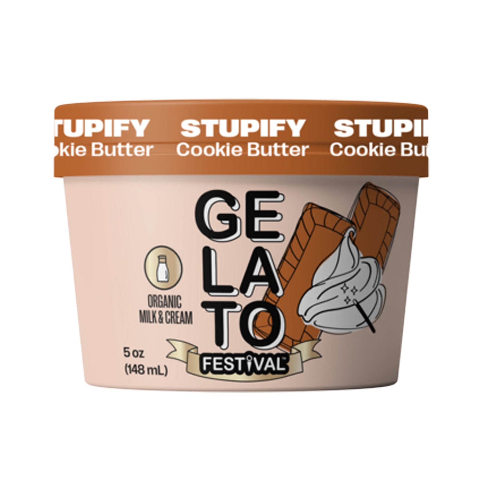 Wholesale Gelato Festival Stupify Gelato Dairy 5oz- Bulk