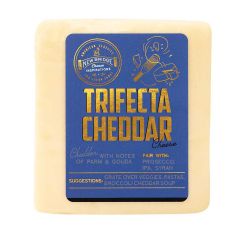 Wholesale New Bridge Trifecta Cheddar Wedge 10 Lb- Bulk