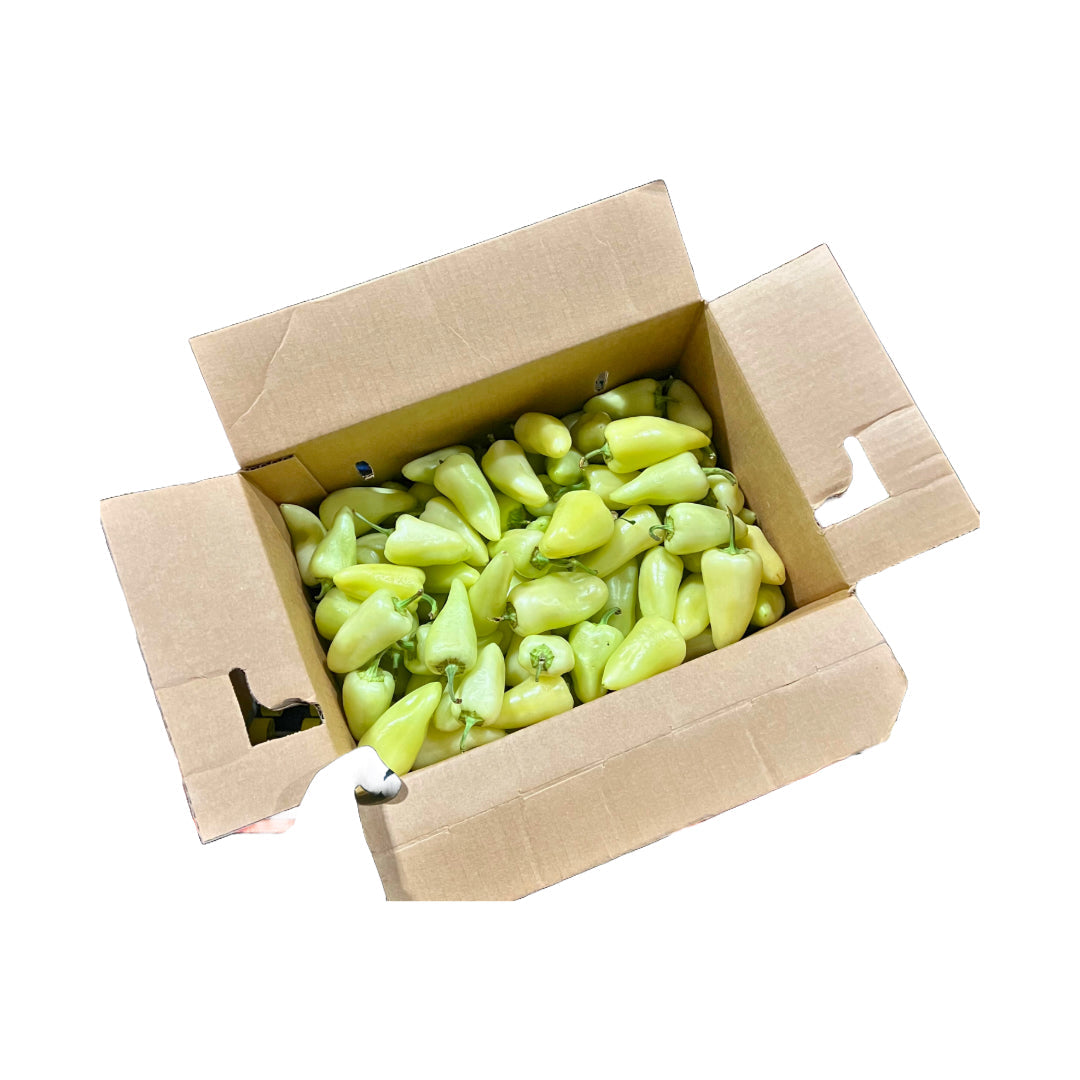 Wholesale Dix Farms Yellow Guero Peppers 10lb- Bulk