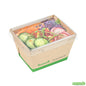 Wholesale Restaurantware 17 Oz Bamboo Paper Small Click Lock Container- Bulk