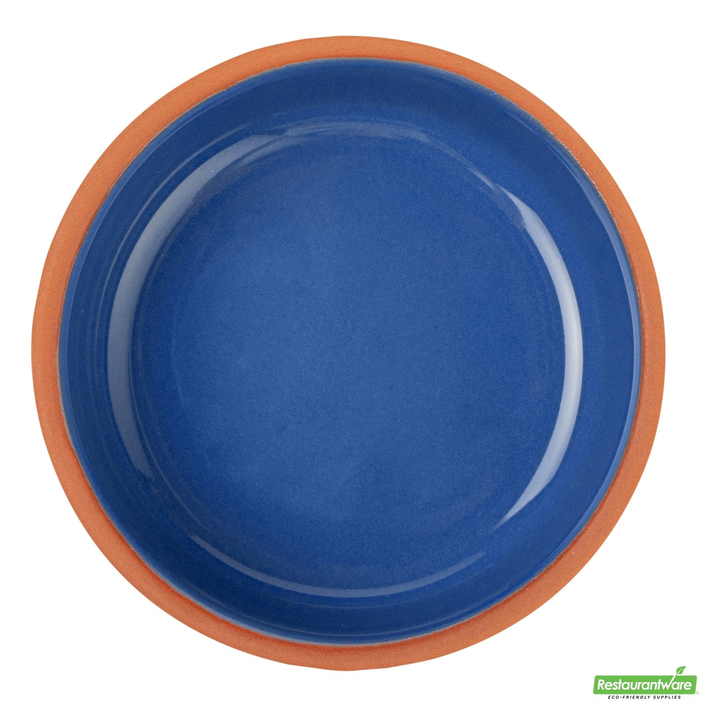 Wholesale Restaurantware 5 Oz Terrcotta Cazuela Bowl - Blue Glazed Interior, Oven-Safe- Bulk