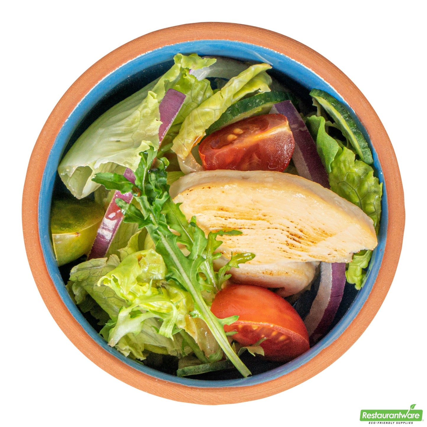 Wholesale Restaurantware 3 Oz Terracotta Cazuela Bowl - Blue Glazed Interior, Oven-Safe- Bulk