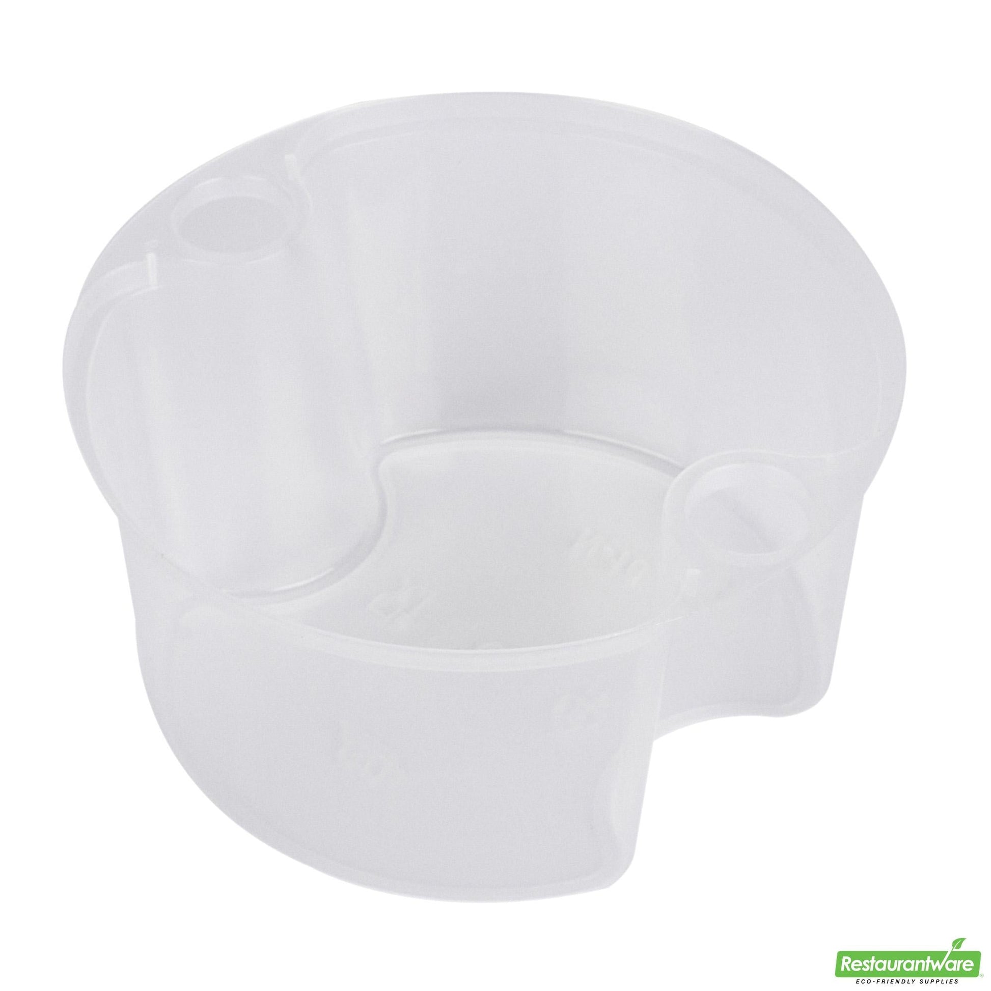 Wholesale Restaurantware 16 Oz Clear Plastic Insert - Fits 32, 40 and 48 Oz Soup Container- Bulk