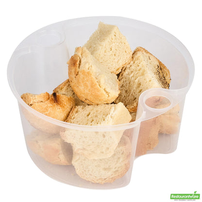 Wholesale Restaurantware 16 Oz Clear Plastic Insert - Fits 32, 40 and 48 Oz Soup Container- Bulk
