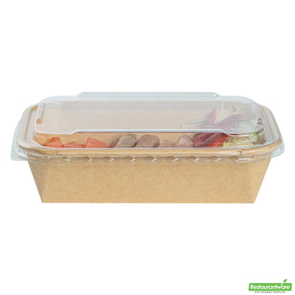Wholesale Restaurantware Clear Pet Plastic Lid - Fits 17, 22, 26 and 34 Oz Sushi Containers- Bulk