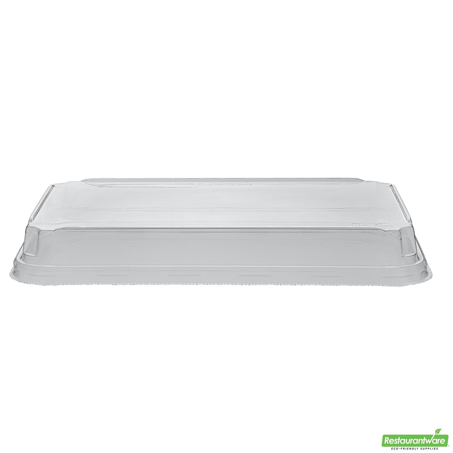 Wholesale Restaurantware Clear Pet Plastic Lid - Fits 20 Oz Sushi Container - 9.6" X 6.1" X 1.2"- Bulk