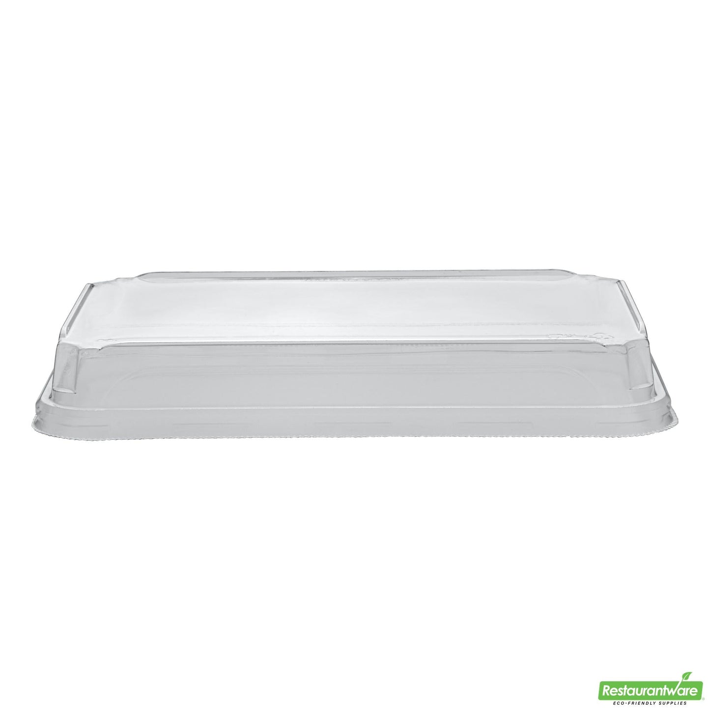 Wholesale Restaurantware Clear Pet Plastic Lid - Fits 15 Oz Sushi Container - 8.8" X 5.5" X 1.2"- Bulk