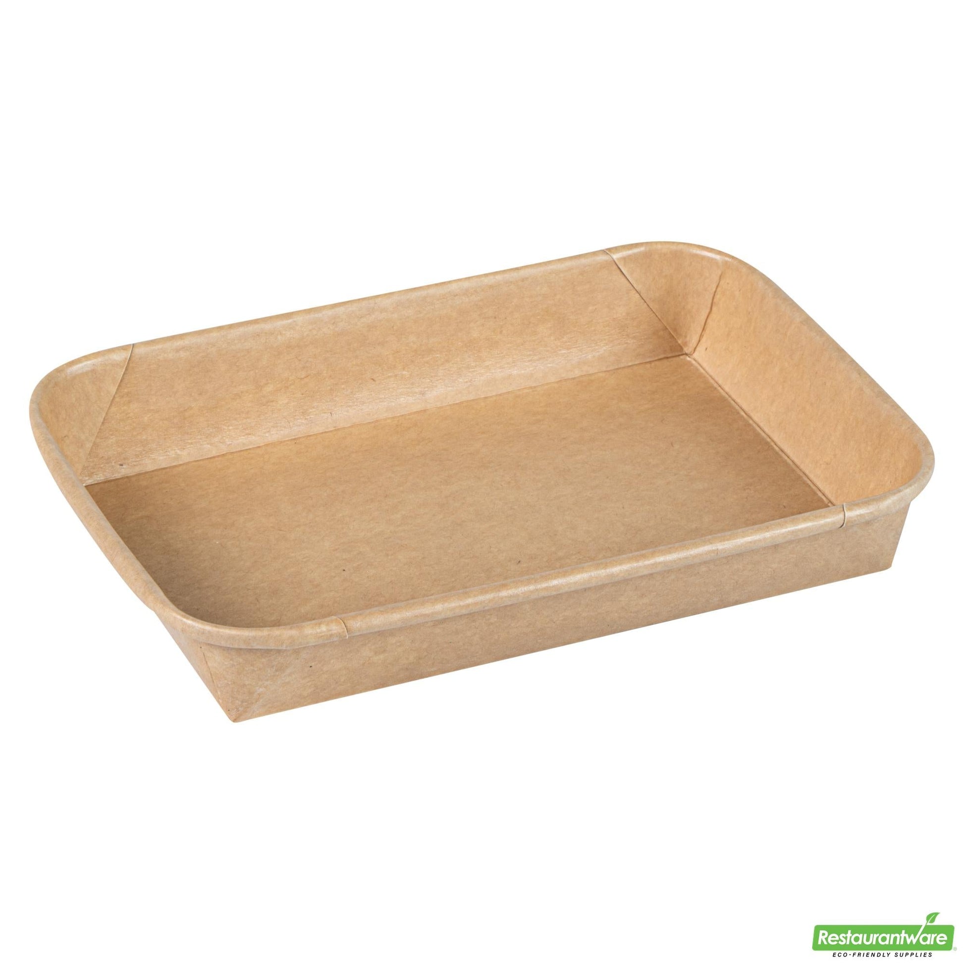 Wholesale Restaurantware 8 Oz Rectangle Kraft Paper Sushi Container- Bulk