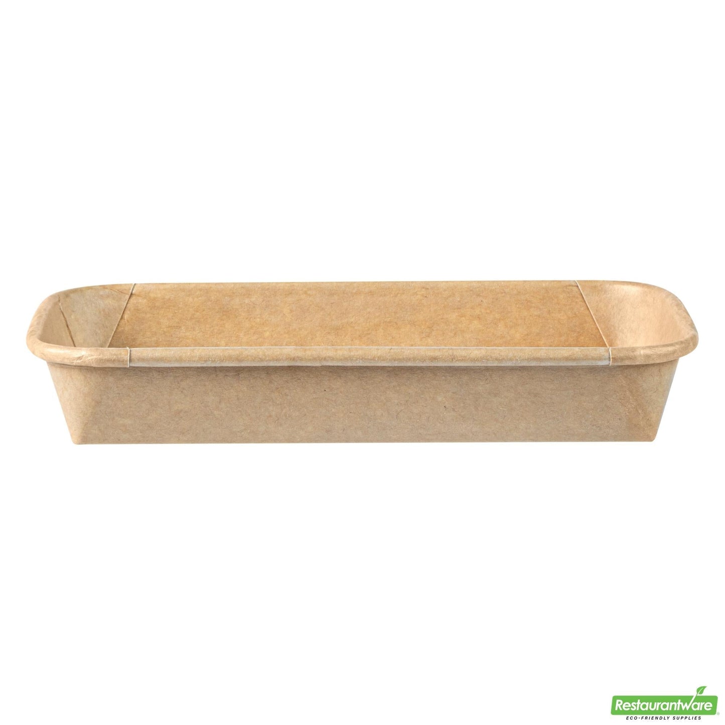 Wholesale Restaurantware 6 Oz Rectangle Kraft Paper Sushi Container - 6.3" X 3.6" X 0.9"- Bulk