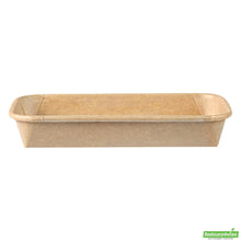 Wholesale Restaurantware 6 Oz Rectangle Kraft Paper Sushi Container - 6.3" X 3.6" X 0.9"- Bulk