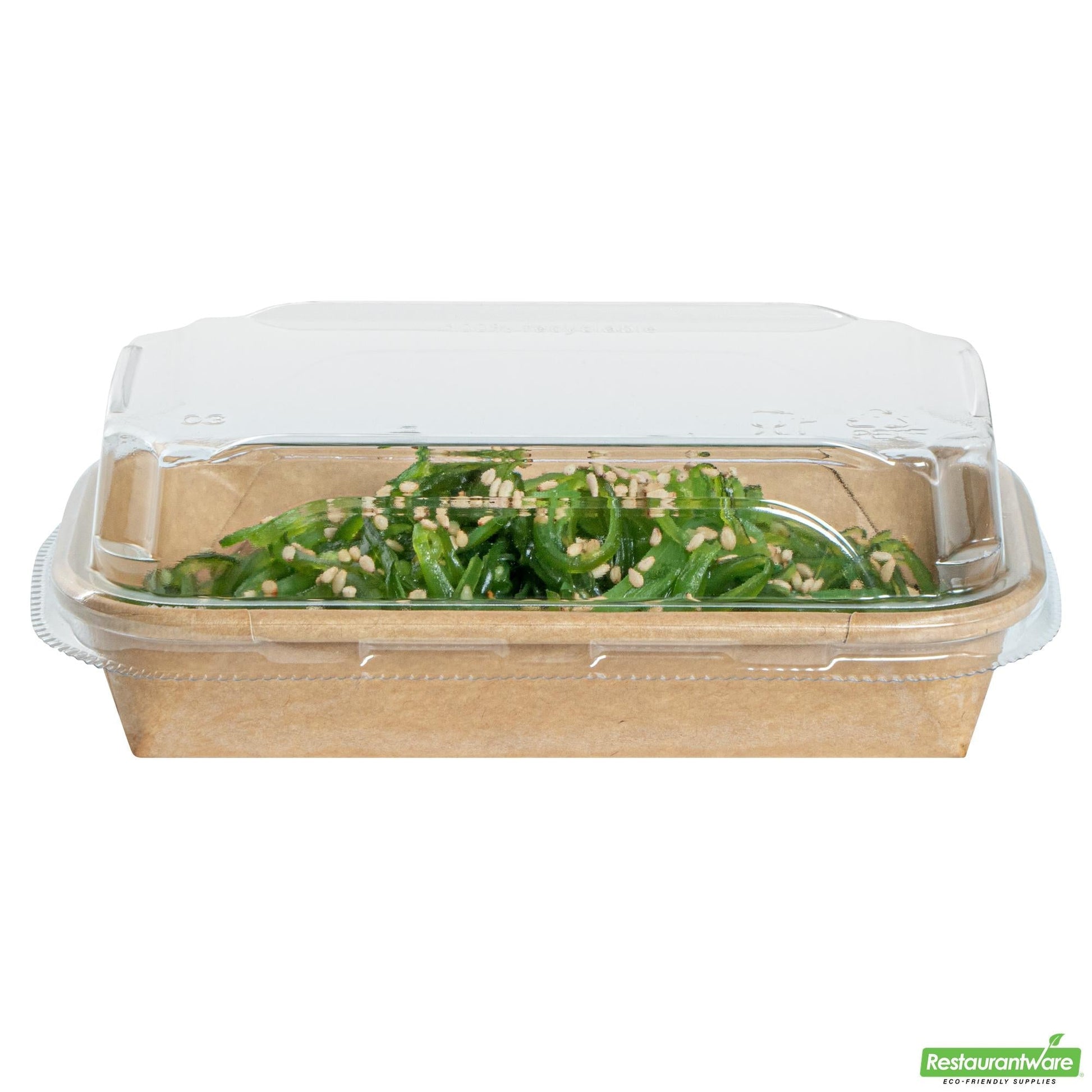 Wholesale Restaurantware Clear PET Plastic Lid - Fits 5 Oz Sushi Container- Bulk